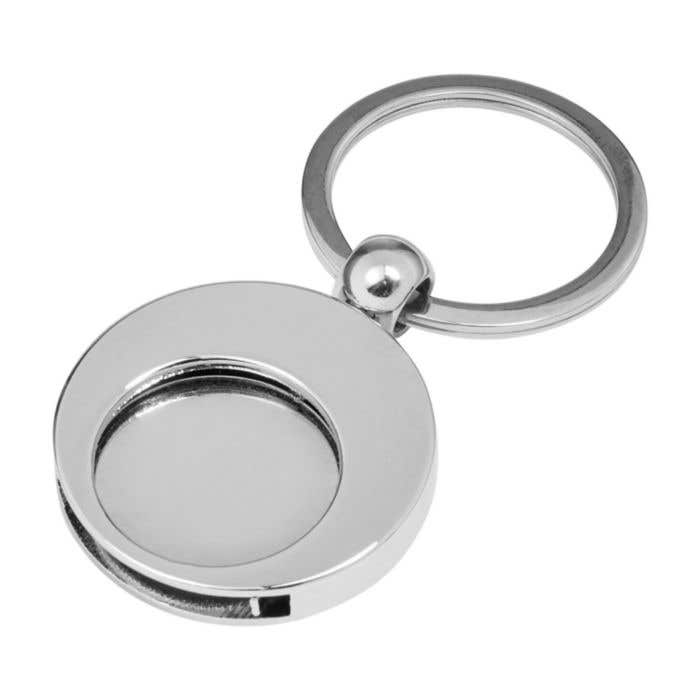 Sleutelhanger met winkelwagenmuntje