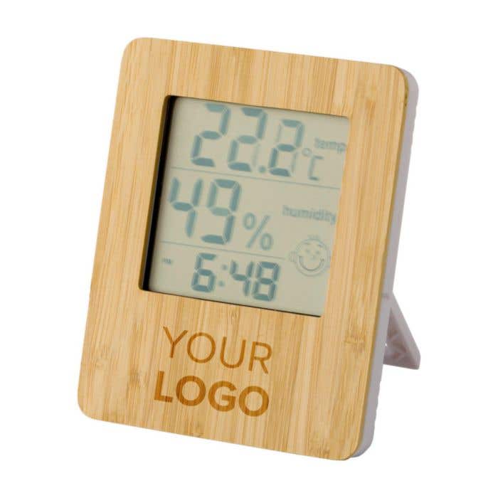 Weerstation Piper | Bamboe | Met klok