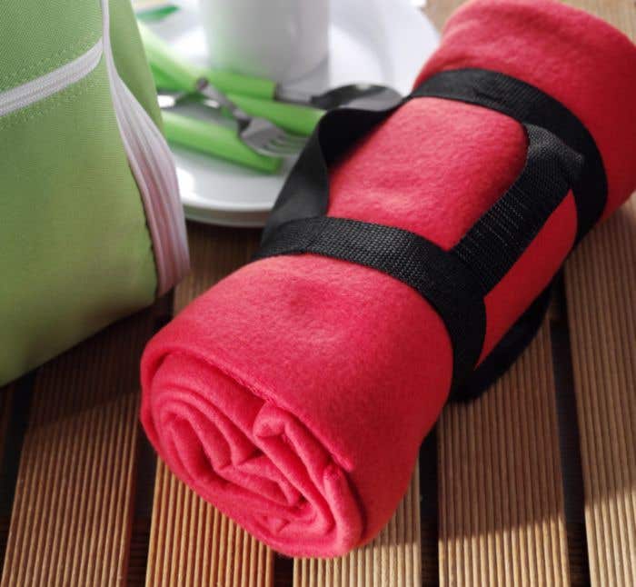Deken Bolivia | Fleece | 180 g/m² | 160x125 cm | Met handvat