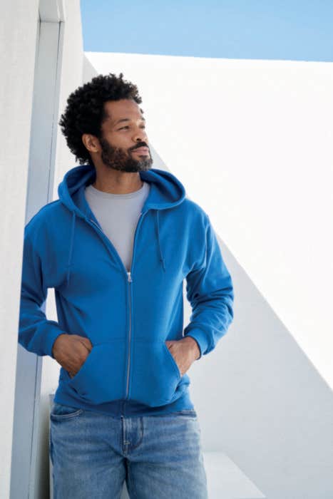 Gildan hooded vest Full Zip Heren