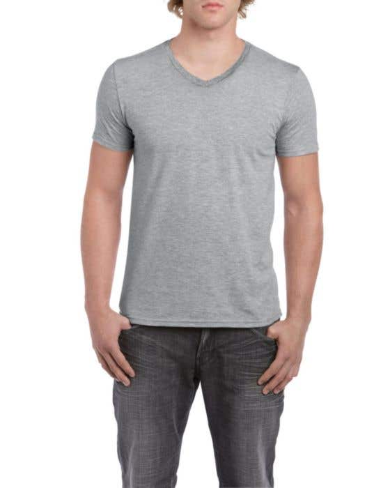 Gildan t-shirt Soft Style V-neck Heren