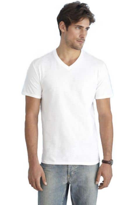 Gildan t-shirt Soft Style V-neck Heren