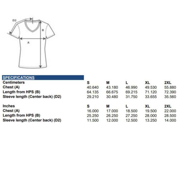 Gildan t-shirt Soft Style V-neck Dames