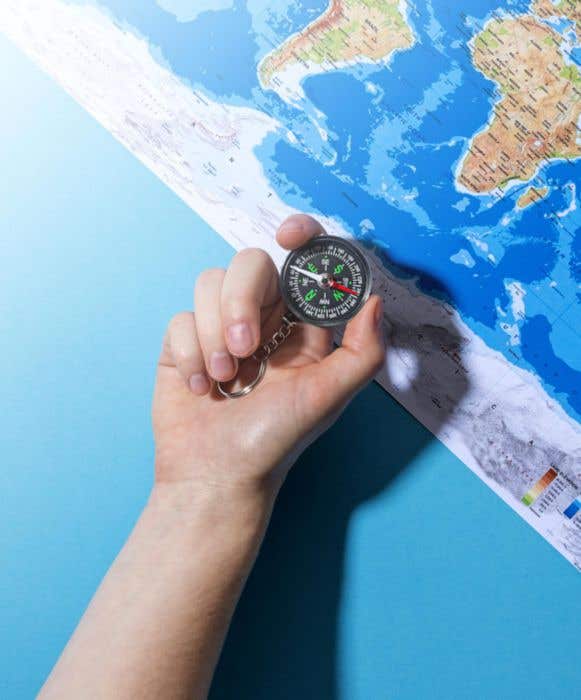 Sleutelhanger kompas