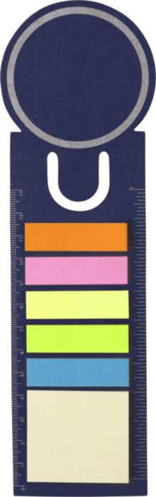 Boekenlegger met sticky notes
