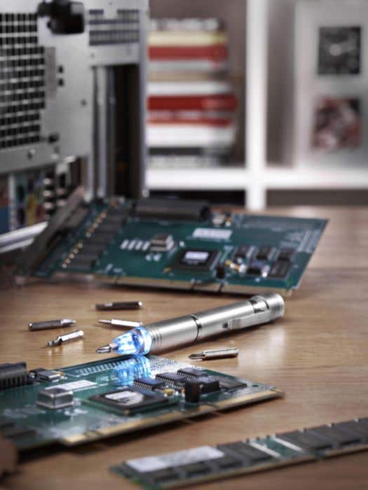 Schroevendraaierset met lampje