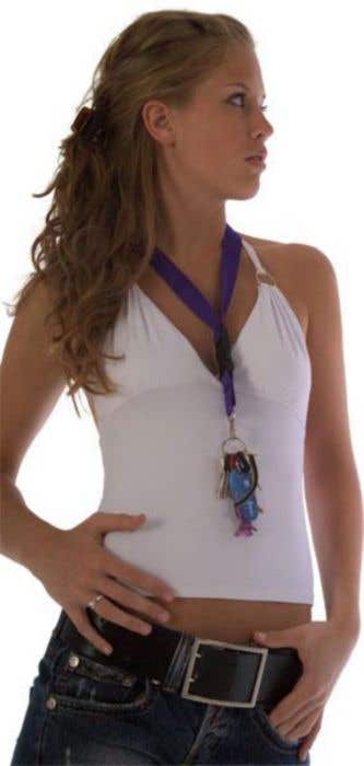 Keycord met klemgesp