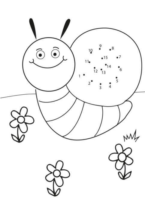 Kleurboek punt naar punt