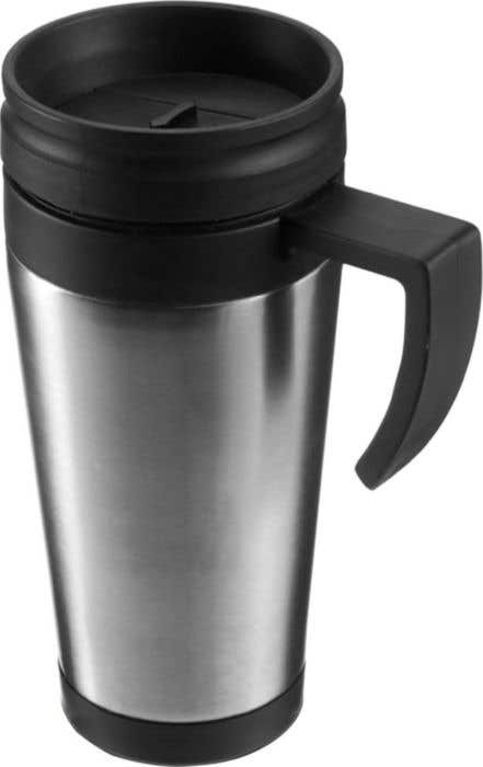 Reisbeker Dev | 420 ml | RVS | Dubbelwandig | Met handvat