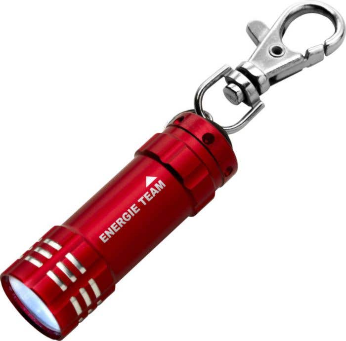 Sleutelhanger Shorty | Zaklamp | 3 LED | Karabijnhaak