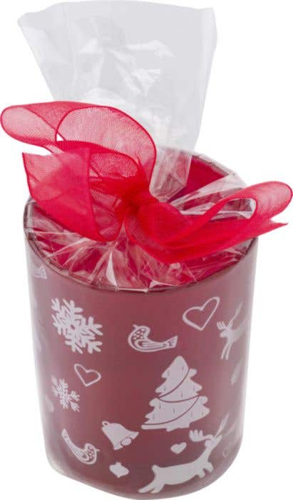 Kerstkaarsje Glas