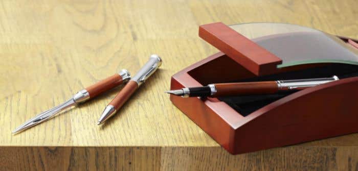 Schrijfset Rosewood [3-delig]