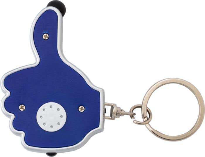 Sleutelhanger Duim | Stylus | LED-lampje