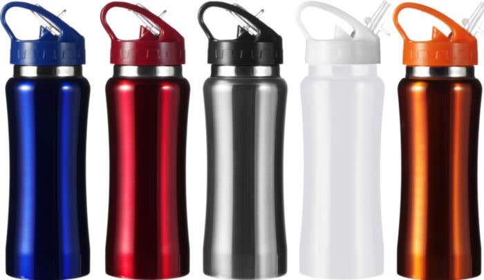 Drinkfles Shine | 600 ml | RVS | Enkelwandig | Drinktuit
