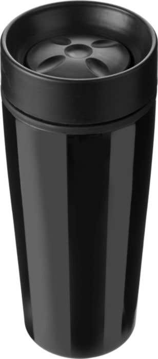 Reisbeker Elisa | 450 ml | RVS | Dubbelwandig | Klikdeksel