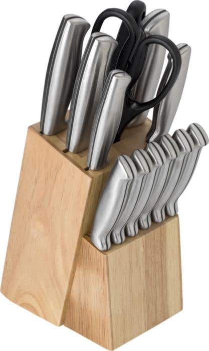 Messenset Lucille | RVS | 14-delig | Met messenblok