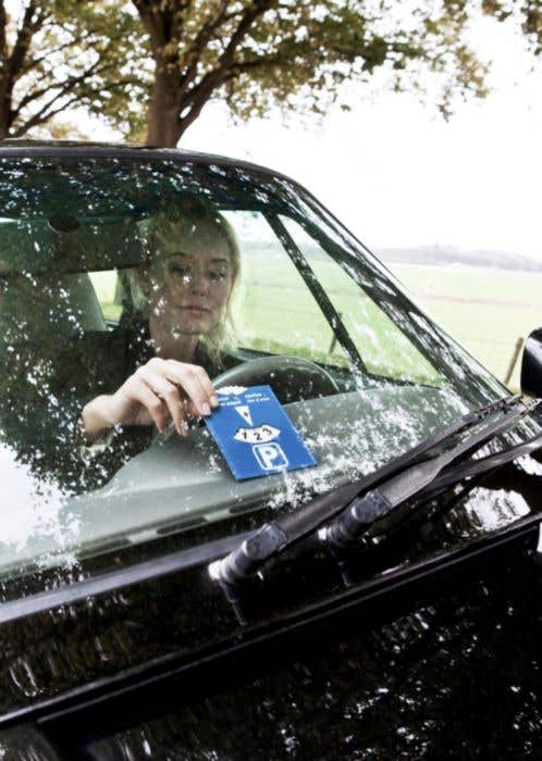 Parkeerschijf/ijskrabber Cole