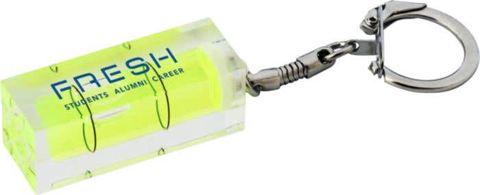 Sleutelhanger Balans | Metaal | Met waterpas