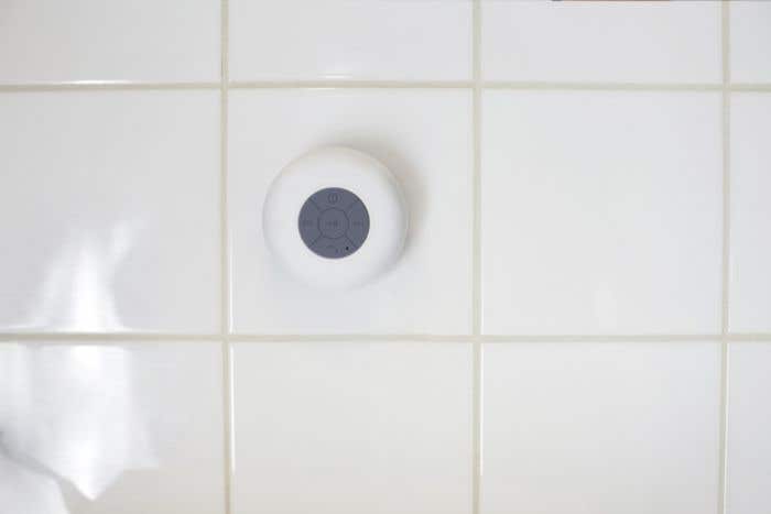 Draadloze speaker Douche