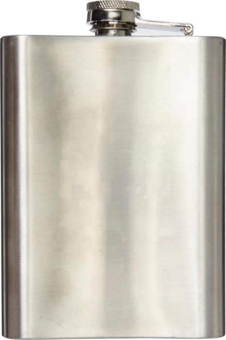 Heupfles Benedict | 240 ml | RVS | Schroefdop