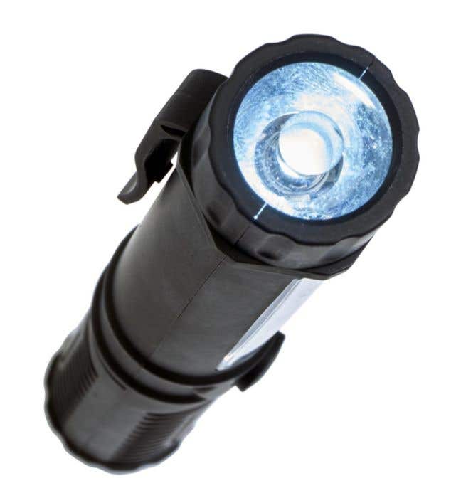 Zaklamp met werklicht