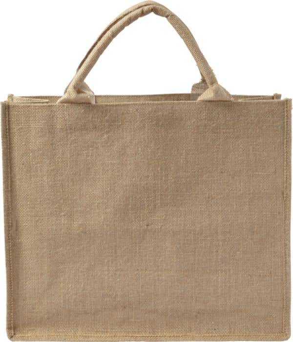 Boodschappentas Ridley | 17 L | Jute | Gelamineerde binnenkant