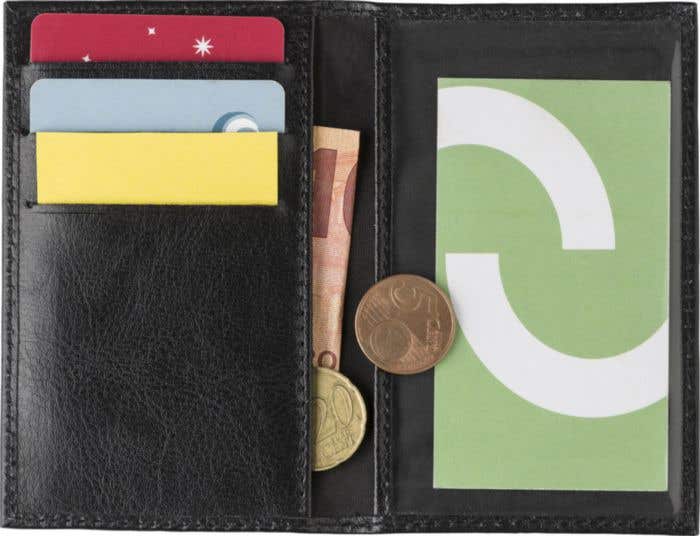 Lederen creditcardhouder RFID