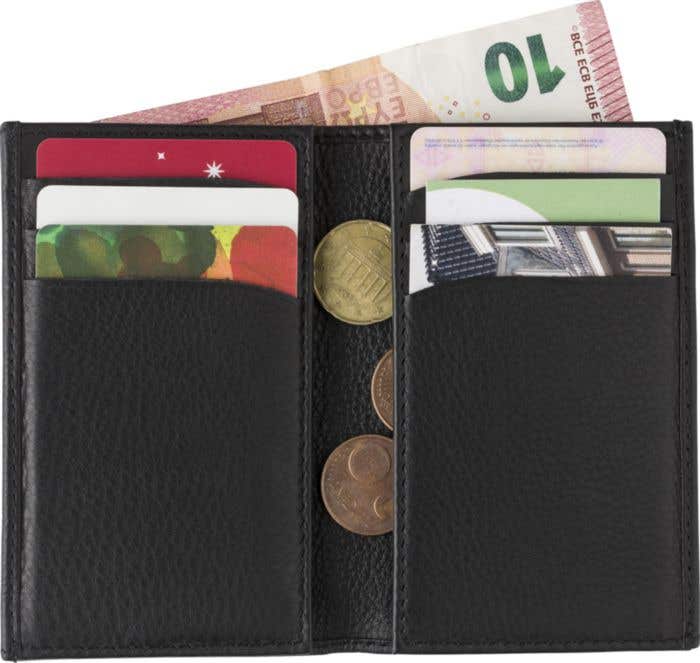 Lederen creditcardhouder RFID Duo