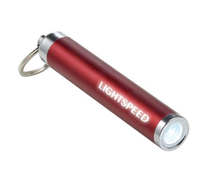 Sleutelhanger Pocket met zaklamp en lichtgevend logo
