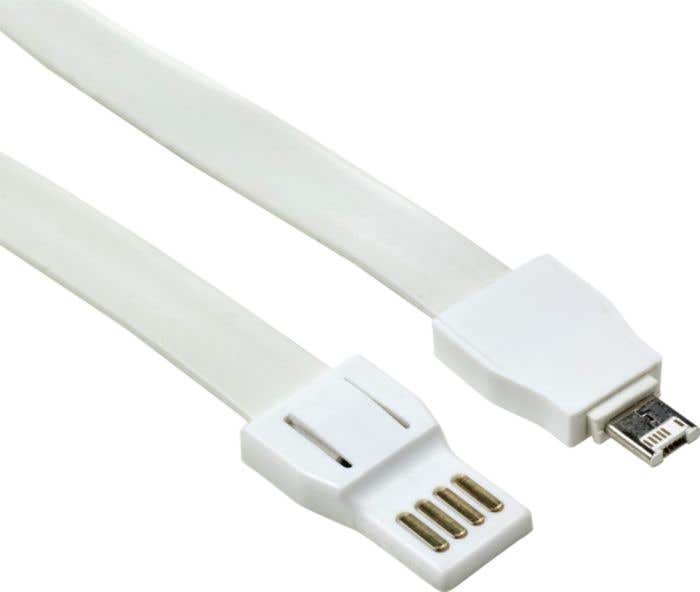 Keycord Marguerite | 2-in-1 | Oplaadkabel | Karabijnhaak