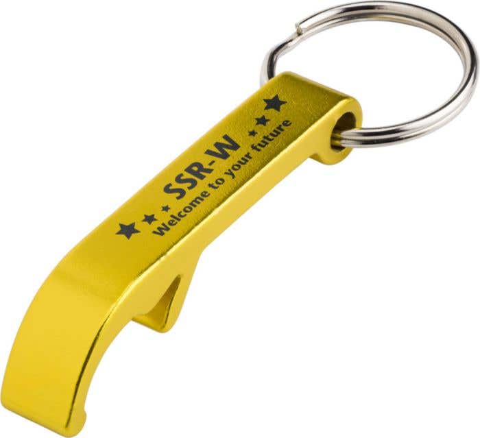 Flesopener met sleutelring