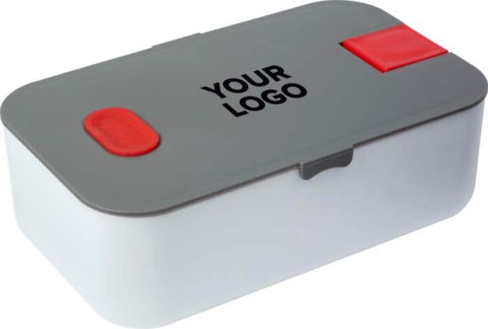 Broodtrommel met telefoonhouder