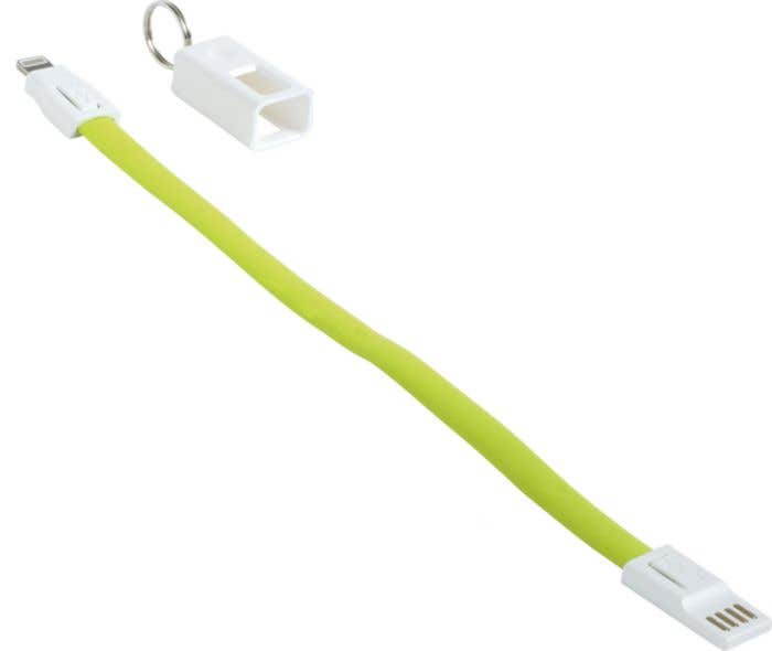 Sleutelhanger met USB oplaadkabel