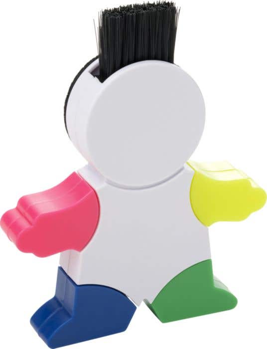 Markeerstift Ella | 4 kleuren | Toetsenbordborstel