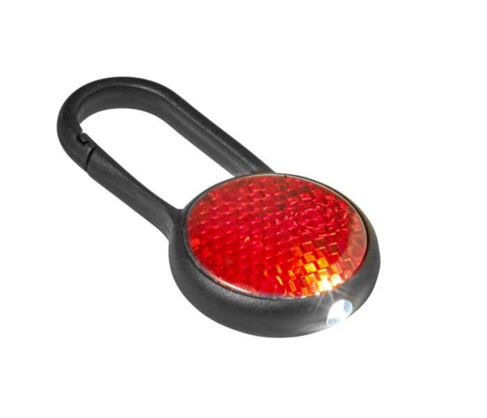 Veiligheidslampje Zuri | Karabijnhaak | Incl. batterij