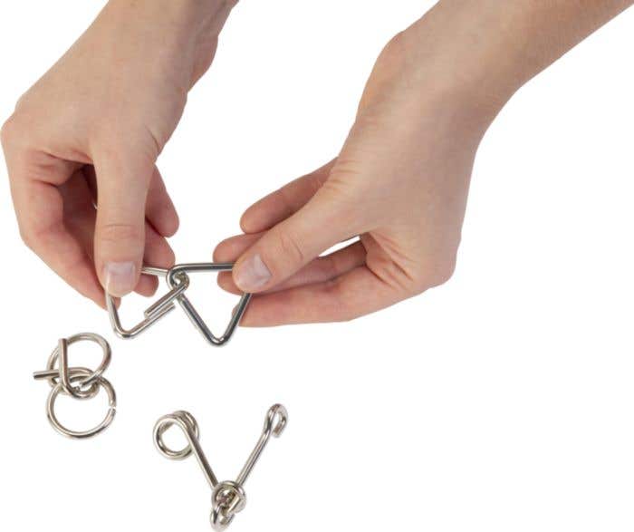 Metalen puzzel set [3-delig]