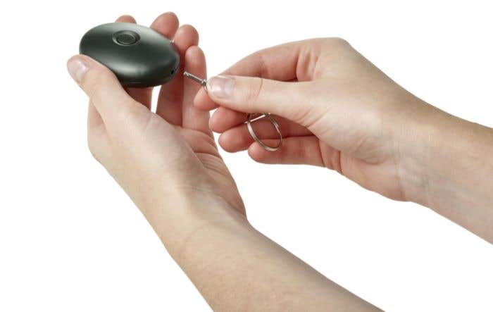 Persoonlijk alarm met sleutelhanger