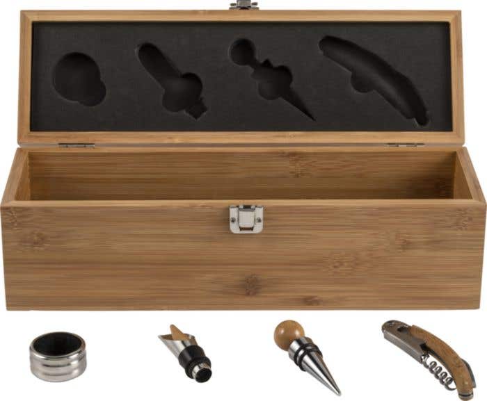 Bamboe wijnset [4-delig]