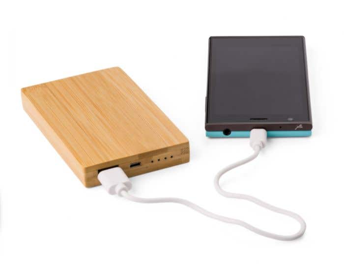 Bamboe powerbank [4.000 mAh]