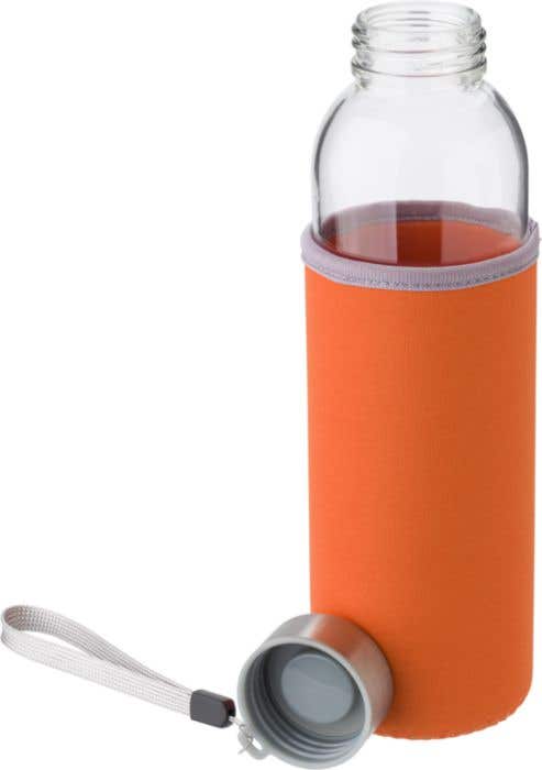 Glazen waterfles ToGo [500 ml]