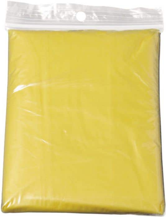 Vinyl poncho met capuchon