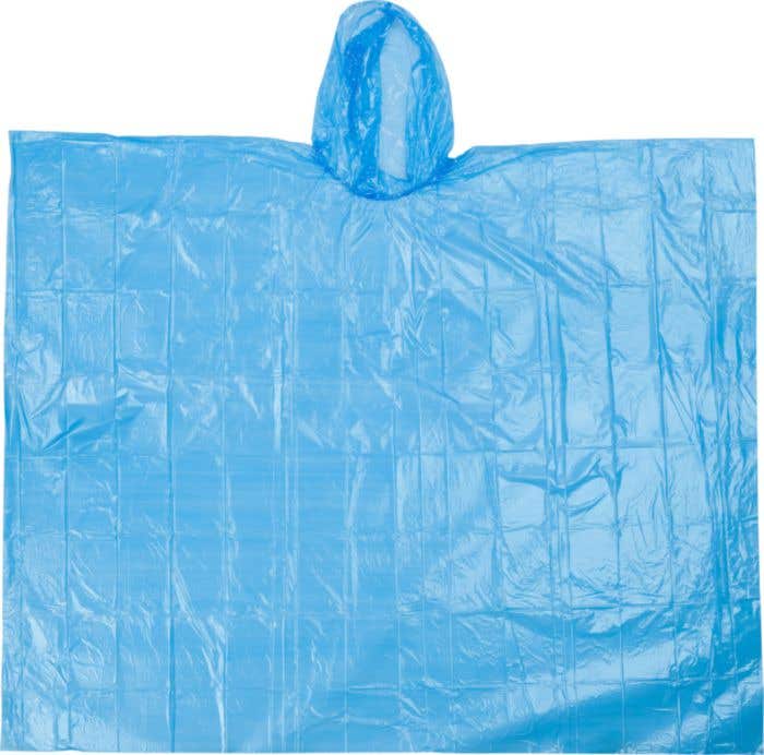 Vinyl poncho met capuchon