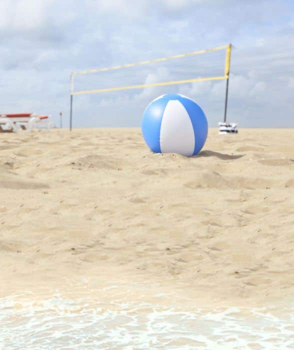 Opblaasbare strandbal