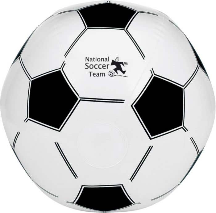 Strandbal Soccer | Opblaasbaar | Voetbalmotief