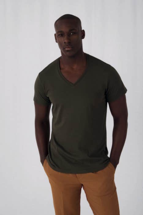B&C t-shirt Inspire V-neck Organic Heren