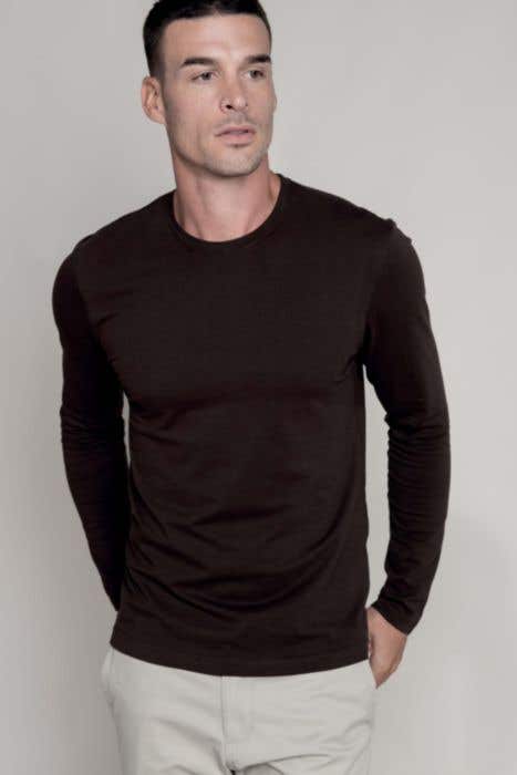 Kariban t-shirt Crew Neck Heren