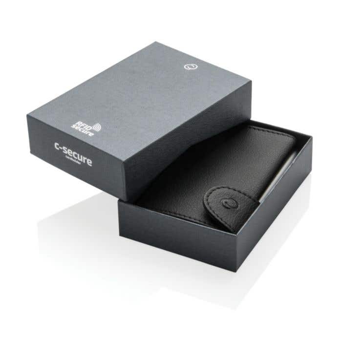 PU leather RFID kaarthouder C-Secure