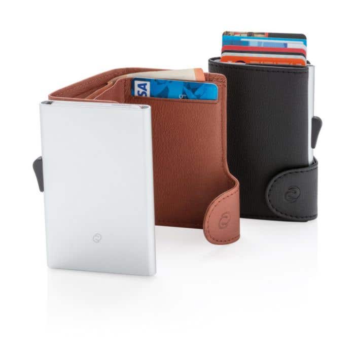 PU leather RFID kaarthouder C-Secure
