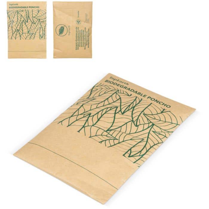 Biologisch afbreekbare poncho Jasmin
