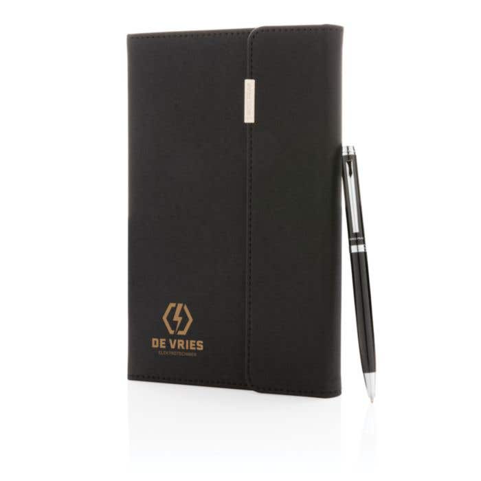 Swiss Peak notitieboek Deluxe met pen [A5]